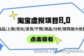 （14637期）淘宝虚拟项目8.0：选品/上架/优化/发货/干预/测品/分析/矩阵放大收益