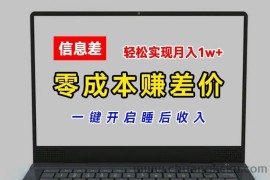 零成本赚差价，各大平台账号批发倒卖，一键开启睡后收入，轻松实现月入1w+【揭秘】