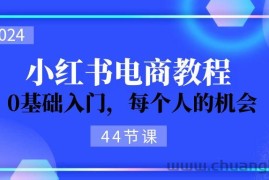 （11532期）2024从0-1学习小红书电商，0基础入门，每个人的机会（44节）