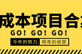 （1607期）低成本零成本项目合集：赚钱快的慢的、暴利的，线上线下的，价值万元资料