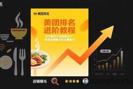 （15528期）美团排名进阶教程：专为餐饮行业商家设计，实现店铺曝光和流量提升
