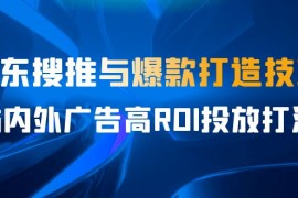 （6979期）某收费培训56期7月课，京东搜推与爆款打造技巧，站内外广告高ROI投放打法