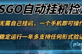 游戏自动挂G捡漏，一个手机即可操作，当天可操作见到结果，新手小白轻松月入1W+【揭秘】