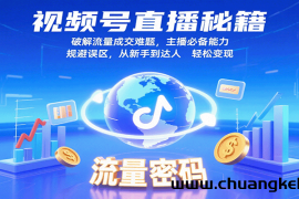 视频号直播秘籍，破解流量成交难题，主播必备能力，规避误区，从新手到达人轻松变现