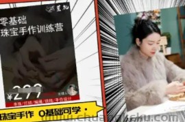 小集电商水晶直播带货课-抖音电商教程