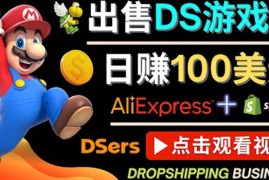 （4207期）出售DS游戏卡，日赚100美元以上，净利润可达100%