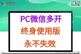 （15335期）PC微信多开终身定制版，超级简单，几行代码搞定，永不失效