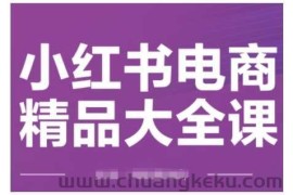 小红书电商精品大全课，快速掌握小红书运营技巧，实现精准引流与爆单目标，轻松玩转小红书电商