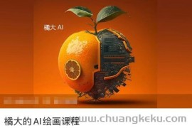 橘大的AI绘画课程，AI绘画零基础小白，从入门到精通