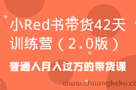 小Red书带货42天训练营（2.0版）普通人月入过万的带货课