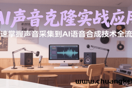 AI声音克隆实战应用，快速掌握声音采集到AI语音合成技术全流程