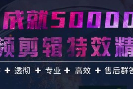 陈京京AE从0基础到大神实战课程，老师答疑+配套素材+持续更新+包学包会