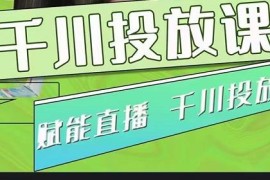 大碗哥.千川投放课，0基础投流实操方法及技巧分享（初级+高级必修课）