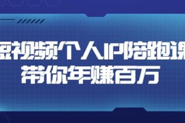 高有才·短视频个人IP：年赚百万陪跑课，五大视频输出方向（123节视频课）