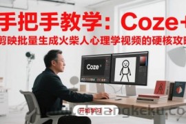 手把手教学：Coze + 剪映批量生成火柴人心理学视频的硬核攻略