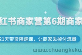 （2696期）小红书商家营第6期商家版，21天带货陪跑课，让商家丢掉付流量