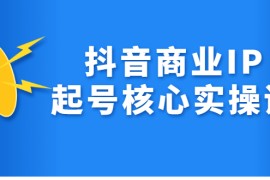 （2309期）抖音商业IP起号核心实操课，带你玩转算法，流量，内容，架构，变现