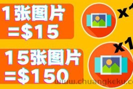 （3561期）分享一个全新的赚钱方式：每幅图片赚$15美元10张图片=150美元！