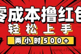 （12209期）非常简单的小项目，一台手机即可操作，两小时能做到500+，多劳多得。