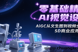 零基础精通AI视觉设计，AiGC从文生图到视频全流程，SD商业应用实战