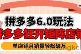 拼多多虚拟商品暴利6.0玩法，轻松实现月入过W