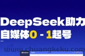 DeepSeek赋能自媒体0-1起号，从AI工具实操到变现