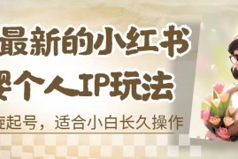 （6731期）8月最新的小红书母婴个人IP玩法，七天螺旋起号 小白长久操作(附带全部教程)