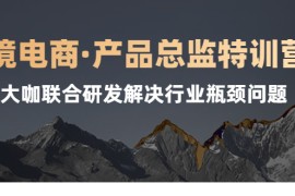 （2125期）跨境电商·产品总监特训营，行业大咖联合研发解决行业瓶颈问题