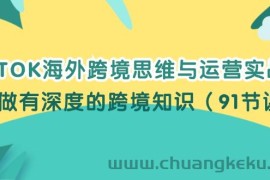 （12010期）TIKTOK海外跨境思维与运营实战课，只做有深度的跨境知识（91节课）