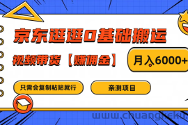 京东逛逛0基础搬运、视频带货赚佣金月入6000+ 只需要会复制粘贴就行