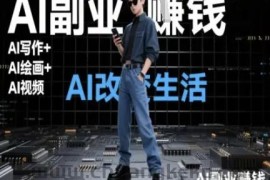 AI改变生活（Ai写作+AI绘画+Ai视频），AI副业挣钱