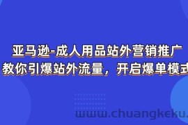 （11398期）亚马逊-成人用品 站外营销推广  教你引爆站外流量，开启爆单模式