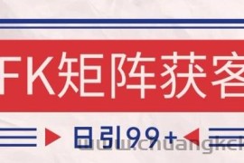 小红书某音FK赛道引流获客 自热矩阵日引200+【揭秘】