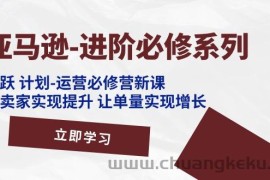 （11623期）亚马逊-进阶必修系列，龙跃 计划-运营必修营新课，让卖家实现提升 让单…