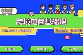 TikTok跨境电商基础课，专为想深耕跨境赛道的粉丝打造，解决抖音外站教学限制痛点