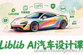 （16946期）2025Liblib AI汽车设计课，文生图入门、LoRA训练、专属模型，快速上手【实战+解说+软件+素材】