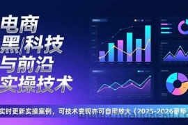 （17179期）电商黑科技与前沿实操技术：实时更新实操案例，可技术变现亦可自用放大（2026更新）